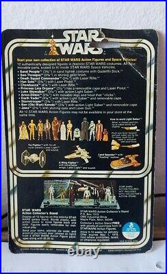 1977 Vintage Kenner Star Wars 12 back Darth Vader Action Figure
