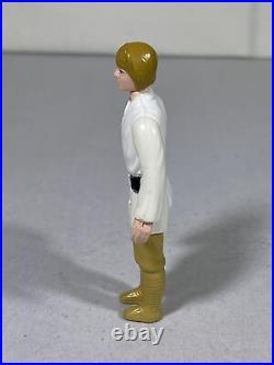 1977 Vintage Kenner Star Wars Brown Olive Hair Farmboy Luke Skywalker Figure CC