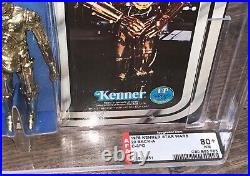 1978 Kenner Vintage Star Wars 20 Back-A C-3PO Action Figure AFA 80+