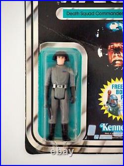 1978 Star Wars Death Squad Commander Vintage Kenner Action Figure MOC, 20 Back