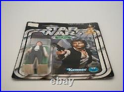 1978 Star Wars Han Solo Vintage Kenner Action Figure MOC, Large Head, 12 Back C