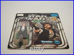 1978 Star Wars Han Solo Vintage Kenner Action Figure MOC, Small Head, 12 Back A