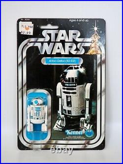 1978 Star Wars R2-D2 Vintage Kenner Action Figure MOC Sealed, 12 Back C