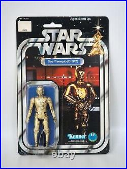 1978 Star Wars See Threepio C-3PO Vintage Kenner Action Figure 12 Back B, MOC