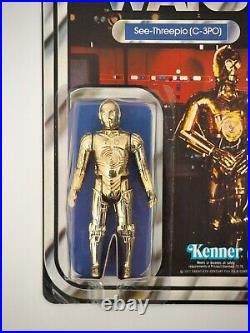 1978 Star Wars See Threepio C-3PO Vintage Kenner Action Figure 12 Back B, MOC