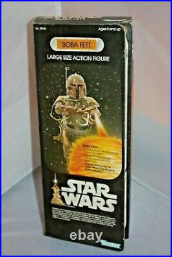 1979 Kenner Vintage Star Wars Boba Fett 12 inch Figure with box 21 back