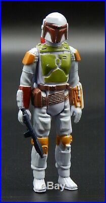 1979 vintage Star Wars BOBA FETT action figure PBP Meccano TRI LOGO variant RARE