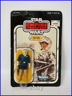 1980 Star Wars ESB Han Solo Hoth Outfit Vintage Kenner Action Figure 31 Back MOC