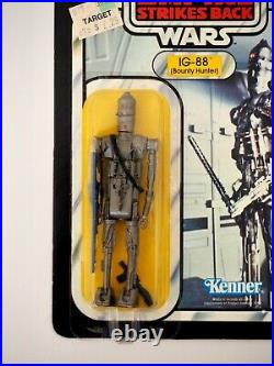 1980 Star Wars ESB IG-88 Vintage Kenner Action Figure MOC AFA-Worthy, 32A Card