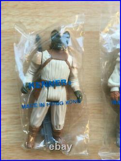 1983 Kenner Star Wars ROTJ Jabba Dungeon Vintage Baggie figures Nikto 8D8 Klaatu