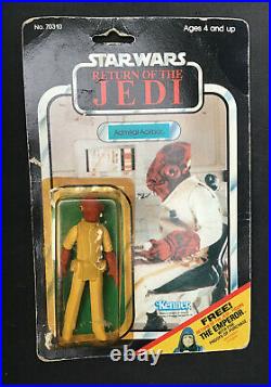 1983 Star Wars ROTJ Admiral Ackbar Vintage Kenner Action Figure 65A MOC, Sealed