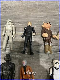 20 vintage Star Wars Figures 1977-1983 -Luke, Darth, Han Solo Carbon Freeze Coin