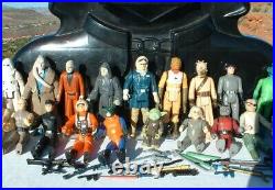 24 Figures LOT + Vader Case Collection +Weapons 1977-1983 ESB Vintage Star Wars