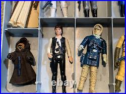 24 Vintage 1977 To 1983 Star Wars, ESB, ROTJ, Action Figures Lot All with Weapons