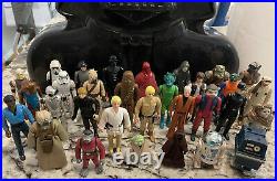 31 Vintage Star Wars Figures Lot with Case/insert original 1977 1984