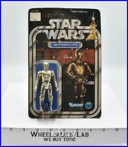 C-3PO 12 Back UNPUNCHED Sealed MOSC Star Wars 1977 Vintage Kenner Action Figure