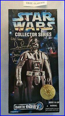 Darth Vader Action Figure Star Wars Collector Series 1996 SIGNED David Prowse