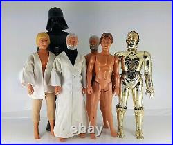 Figurines Figures Star Wars Lot Vintage Gmfg Ben Luke Vader Han C3po Custom 1978