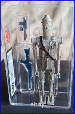 Graded Vintage Star Wars Figure Ukg 80% Ig-88 Laser Case Matt