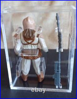 Graded Vintage Star Wars Figure Ukg 85% Klaatu Skiff Laser Case