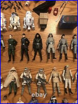 Huge Star Wars The Vintage Collection Lot 50 Figures And Vehicles Collection