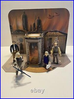K1996283 CLOUD CITY PLAYSET With BOX & FIGURES 1981 STAR WARS EMPIRE ESB VINTAGE