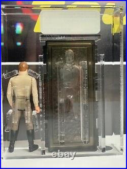 Kenner Vintage 1984 Star Wars figure POTF Han Solo (Carbonite) AFA 85 last 17
