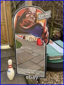 LARGE Star Wars Mirror RARE Sign EMPIRE STRIKES BACK Figure Shop Display