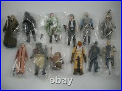LOT OF 12 Vintage Star Wars FIGURES COMPLETE With WEAPONS ALL ORIGINAL PCS