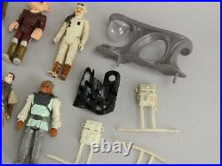 Lot 40 VTG Star Wars Action Figures 1970s 80s Boba Fett, Max Rebo, Leia, C-3PO++