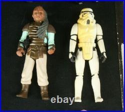Lot of 14 VTG Star Wars Figures 1977-1983 withSome Weapons, Card ALL 100% Original