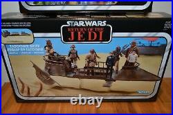 NIP Star Wars The Vintage Collection Jabba Skiff Sarlacc Pit Plus 6 Figure Lot