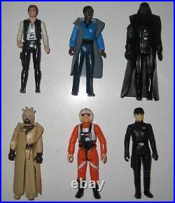 Original Palitoy lot of vintage Star Wars figures and accessories and mini rigs