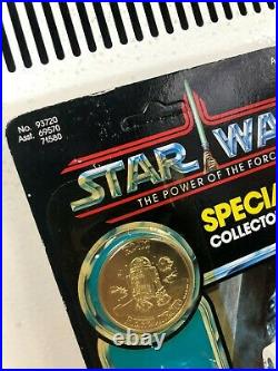 R2-D2 with Pop-Up Lightsaber MOC Carded Vintage Star Wars Figure Kenner Last 17