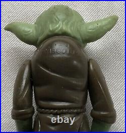 RARE 1980 Vintage Star Wars Yoda Action Figure Non Sonic Welded NO Coo No Weld