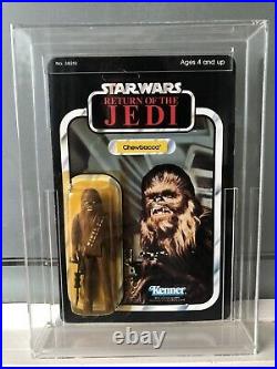ROTJ Chewbacca vintage 1983 Star Wars figure In Acrylic Case