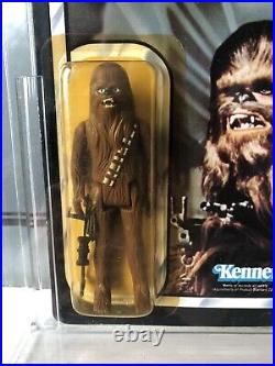 ROTJ Chewbacca vintage 1983 Star Wars figure In Acrylic Case
