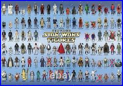 Rare 102 Vintage Star Wars Kenner Loose Action Figures From 1977 To 1985