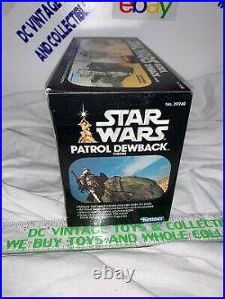 STAR WARS Vintage 1983 Kenner -PATROL DEWBACK Figure/Collector Series CASE FRESH