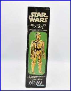 See-Threepio C-3PO 12 Star Wars MISB NRFB 1977 Kenner Vintage Action Figure