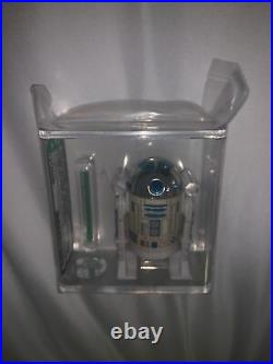 Star Wars 1985 Vintage Kenner R2-D2 Pop-Up Lightsaber Loose Figure AFA 75