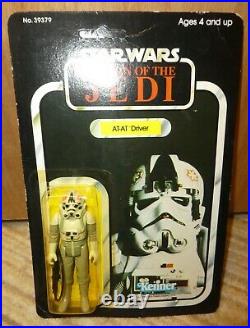Star Wars At At Drive Carded New Return Jedi Vintage 1983 figure unpunched
