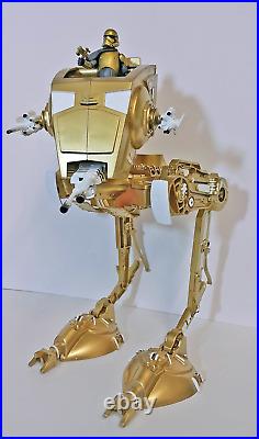 Star Wars Boba Fett ATST Captured by Luke Skywalker Secret Jedi Gold Custom