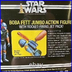 Star Wars Boba Fett Jumbo Kenner vintage figure Gentle Giant 12 Rocket Firing