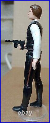 Star Wars Han Solo Small Head Vintage figure Original Blaster 1977 100% GMFGI