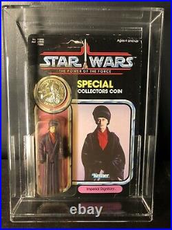 Star Wars Imperial Dignitary Action Figure On Card Kenner Last 17 POTF Vintage