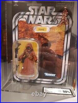 Star Wars JAWA UKG GRADED 90% Gold Carded Vintage Collection VC161 2019