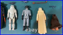 Star Wars Kenner Vintage 1977 12 Back Complete Figure Set Lettered Hilt