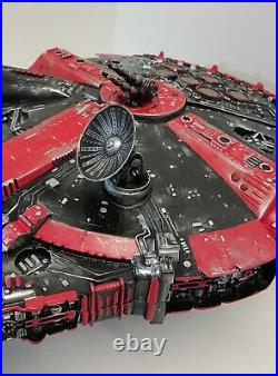 Star Wars Millenium Falcon x GI JOE Red Ninja Cobra Empire Vintage Kenner Custom