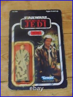 Star Wars ROTJ Han Solo Trenchcoat Vintage Kenner Plain Lapels